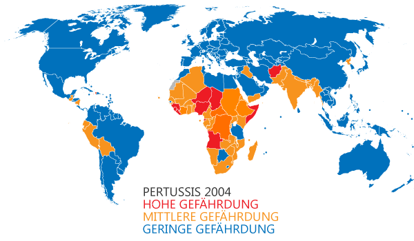 Weltweite Fälle von Hepatitis A
